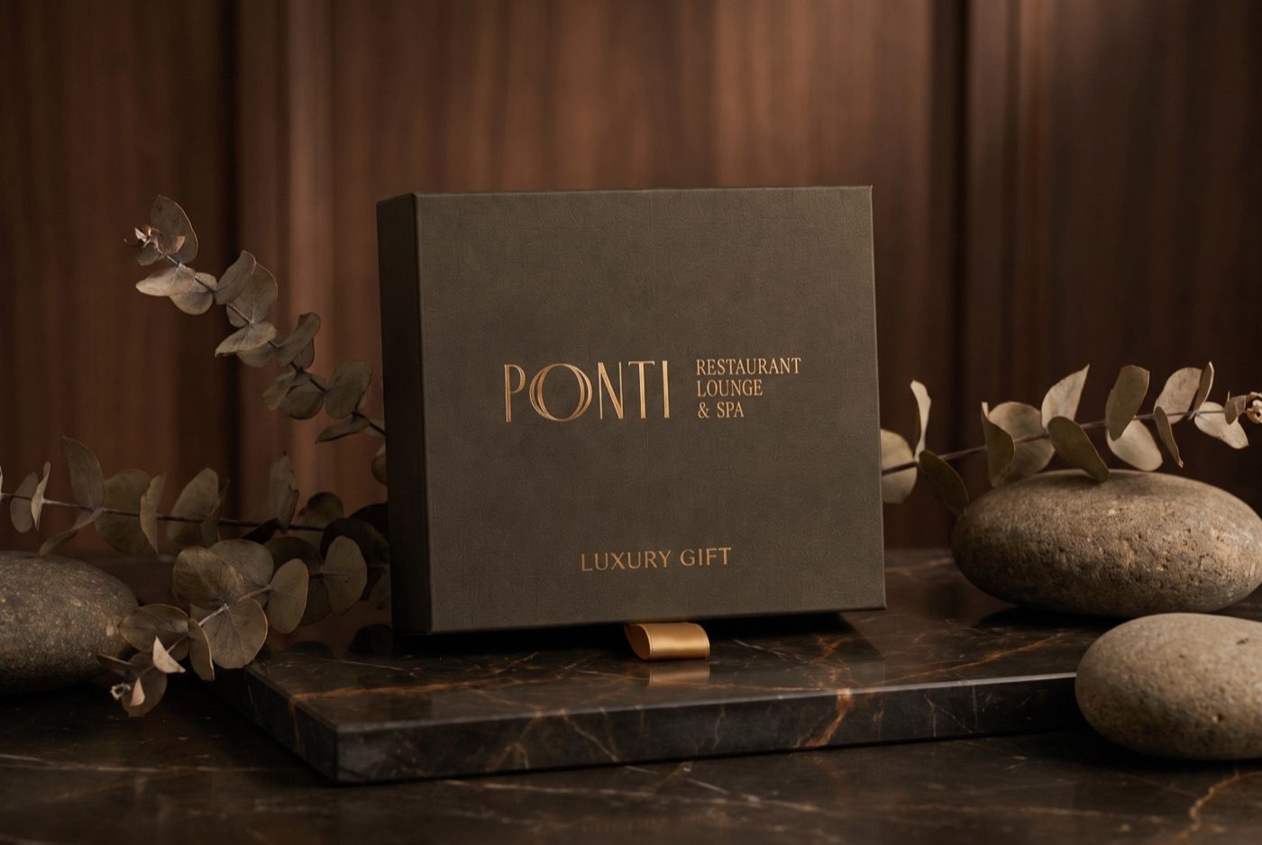 Opcjonalne zamknięte pudełko PONTI Luxury Gift